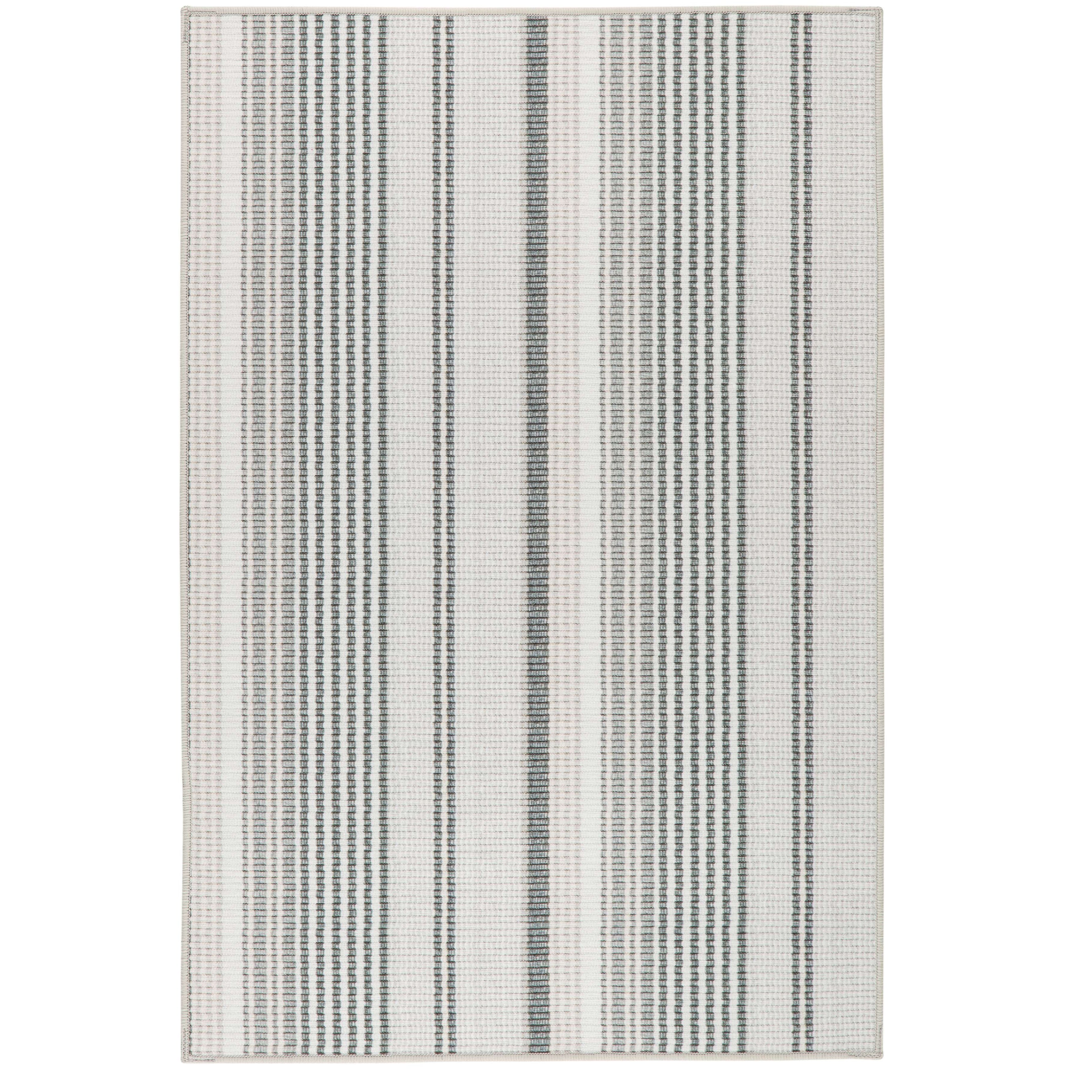 Framboise Ticking Multi Machine Washable Rug – Maine Cottage