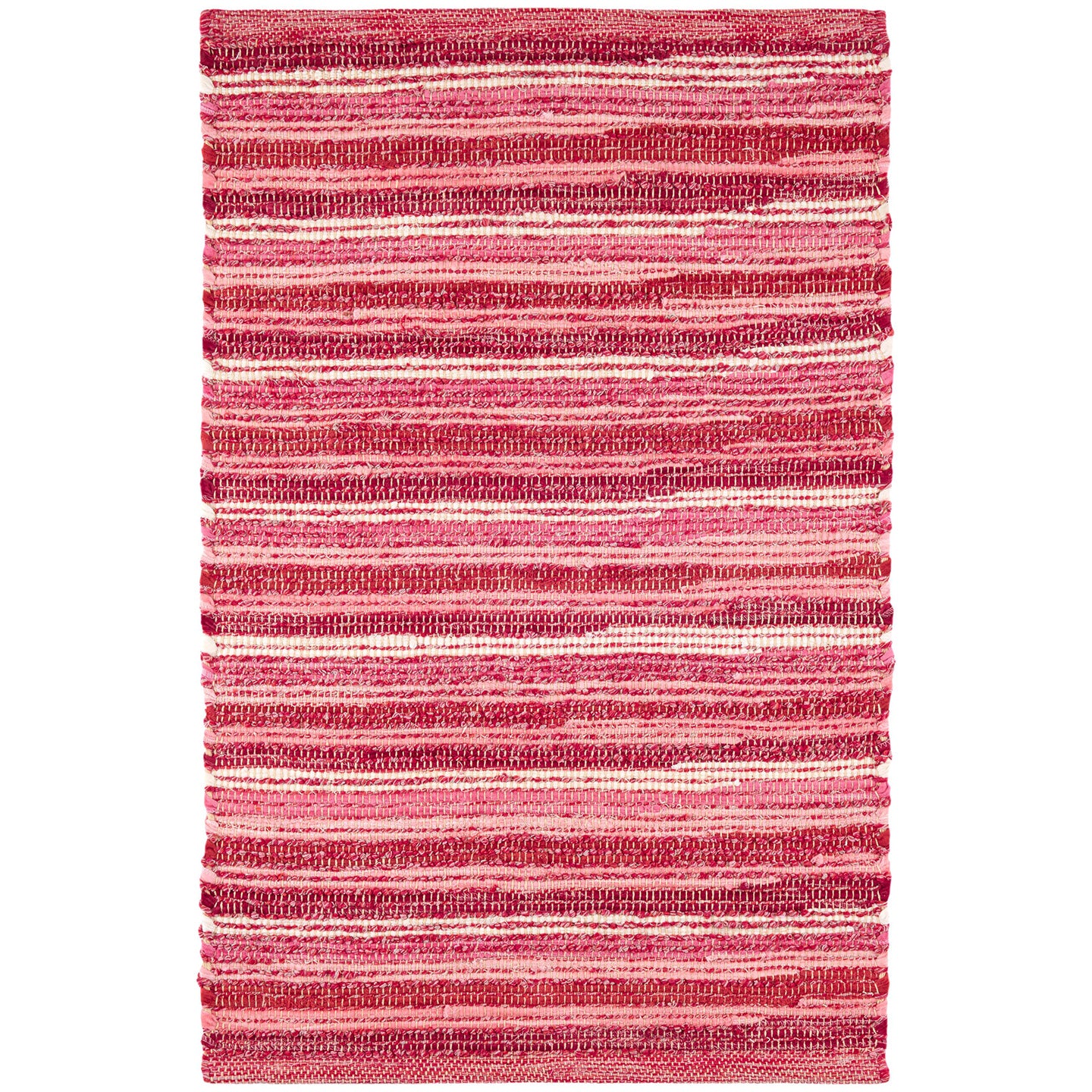 Francisco Pink Woven Cotton Rug