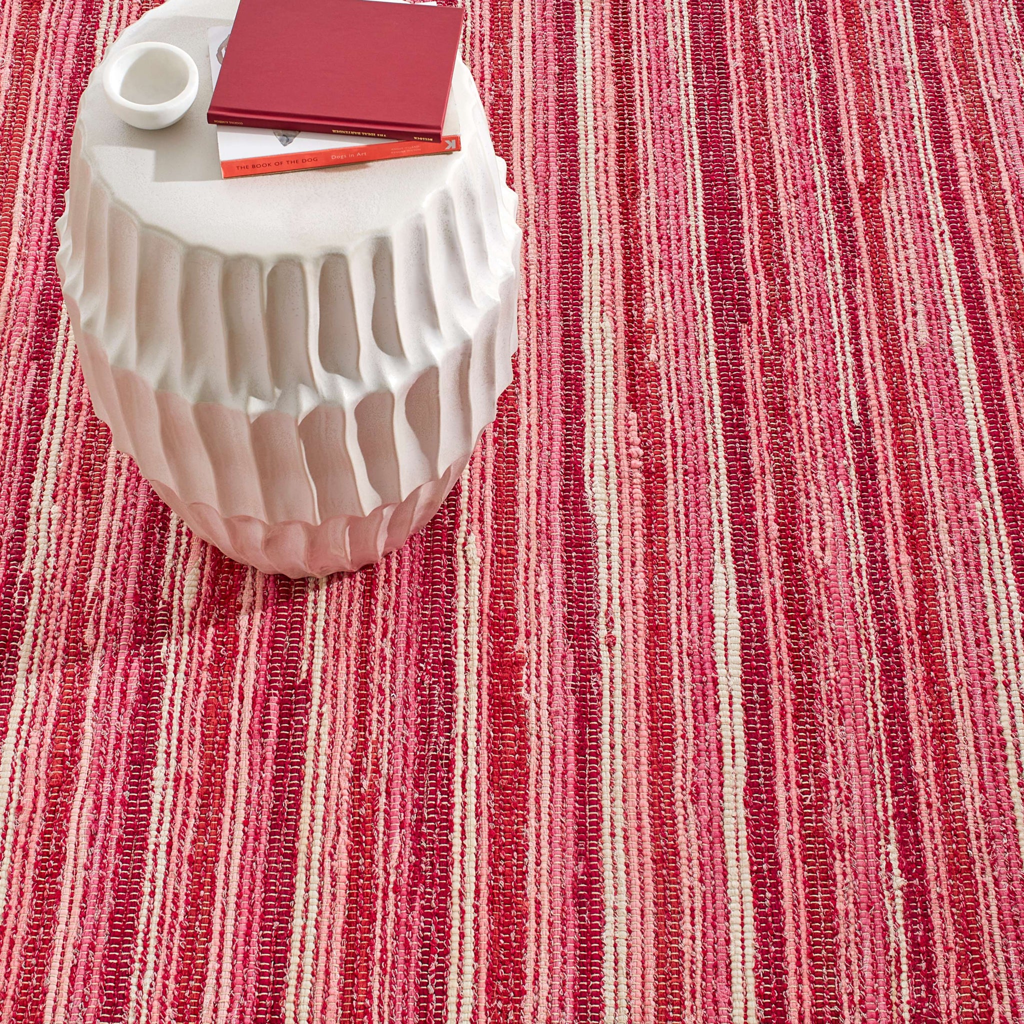 Francisco Pink Woven Cotton Rug