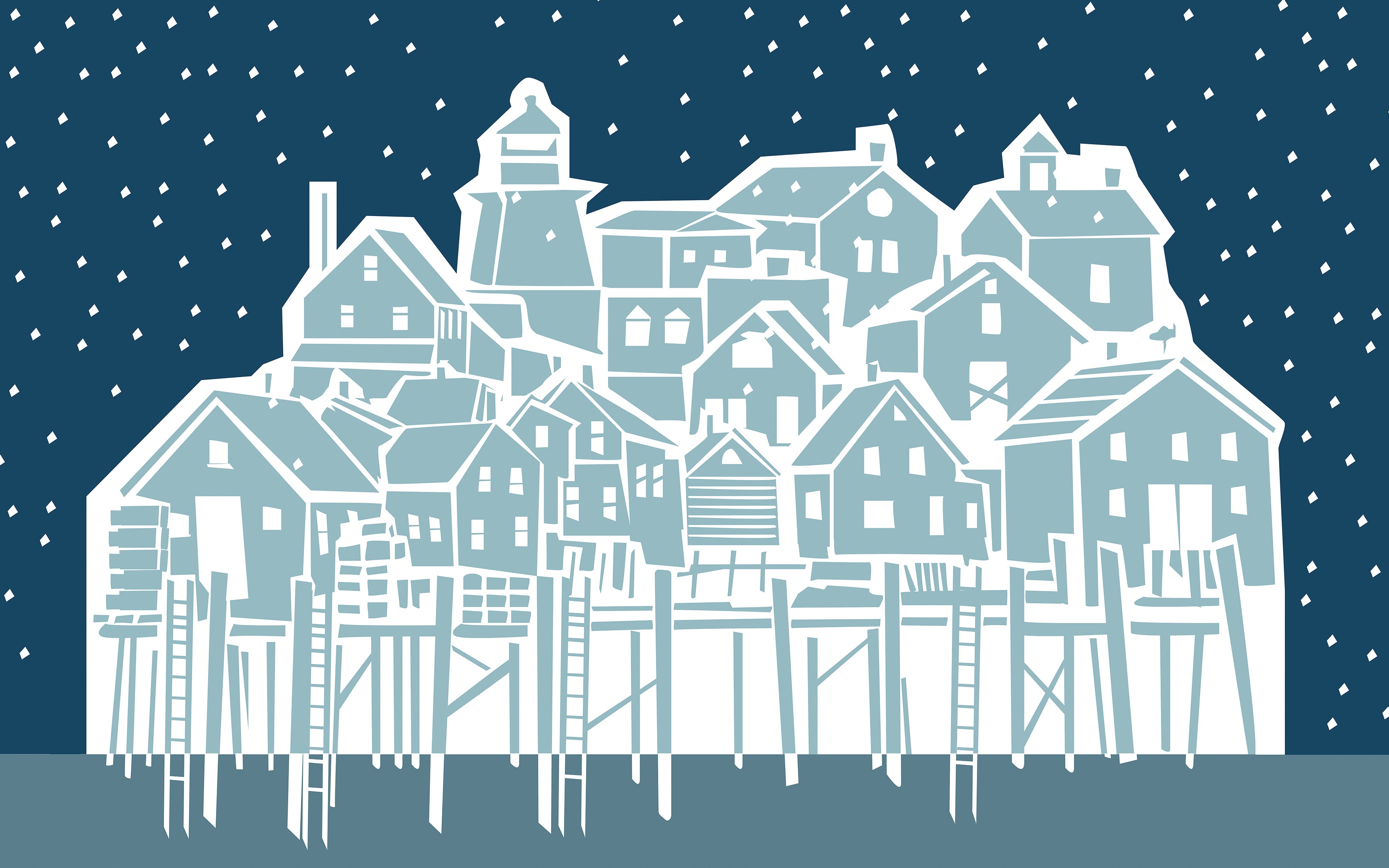 Gene-Barbera-Fishing-Harbor-Snowy-Blues-12x7.5.jpg
