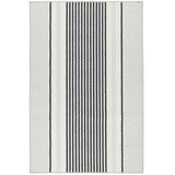Gunner Stripe Grey Machine Washable Rug
