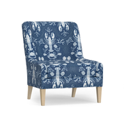 Maine Cottage Hazel Chair | Colorful Armless Chair | Upholstered Coastal Chair  