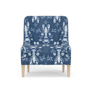 Maine Cottage Hazel Chair | Colorful Armless Chair | Upholstered Coastal Chair  