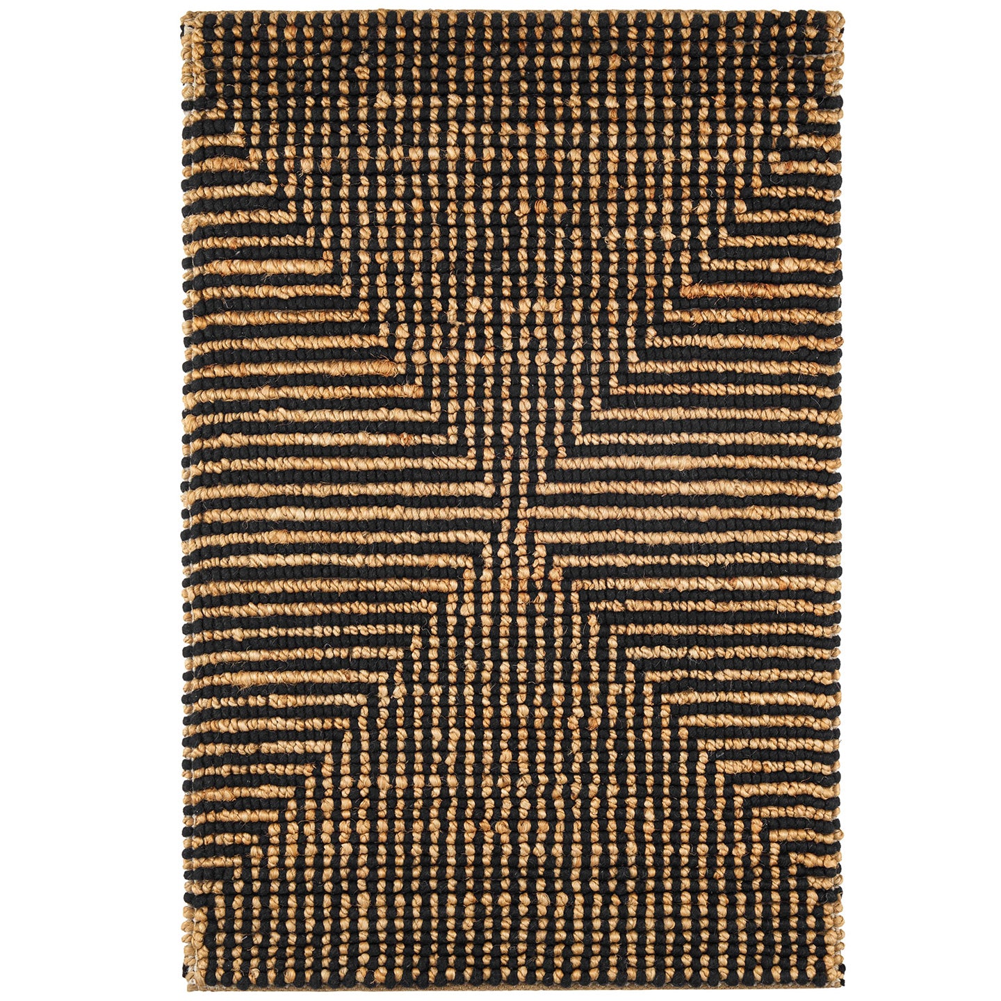 Maine Cottage Kelan Black Handwoven Jute Rug - 2' x 3' Rug 