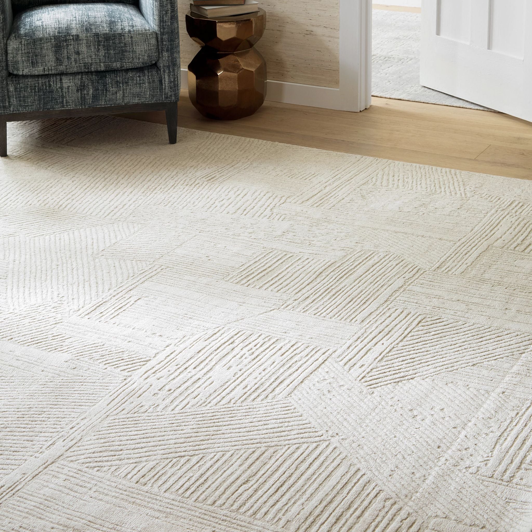 Maine Cottage Adrian Beige Handwoven Wool Rug 