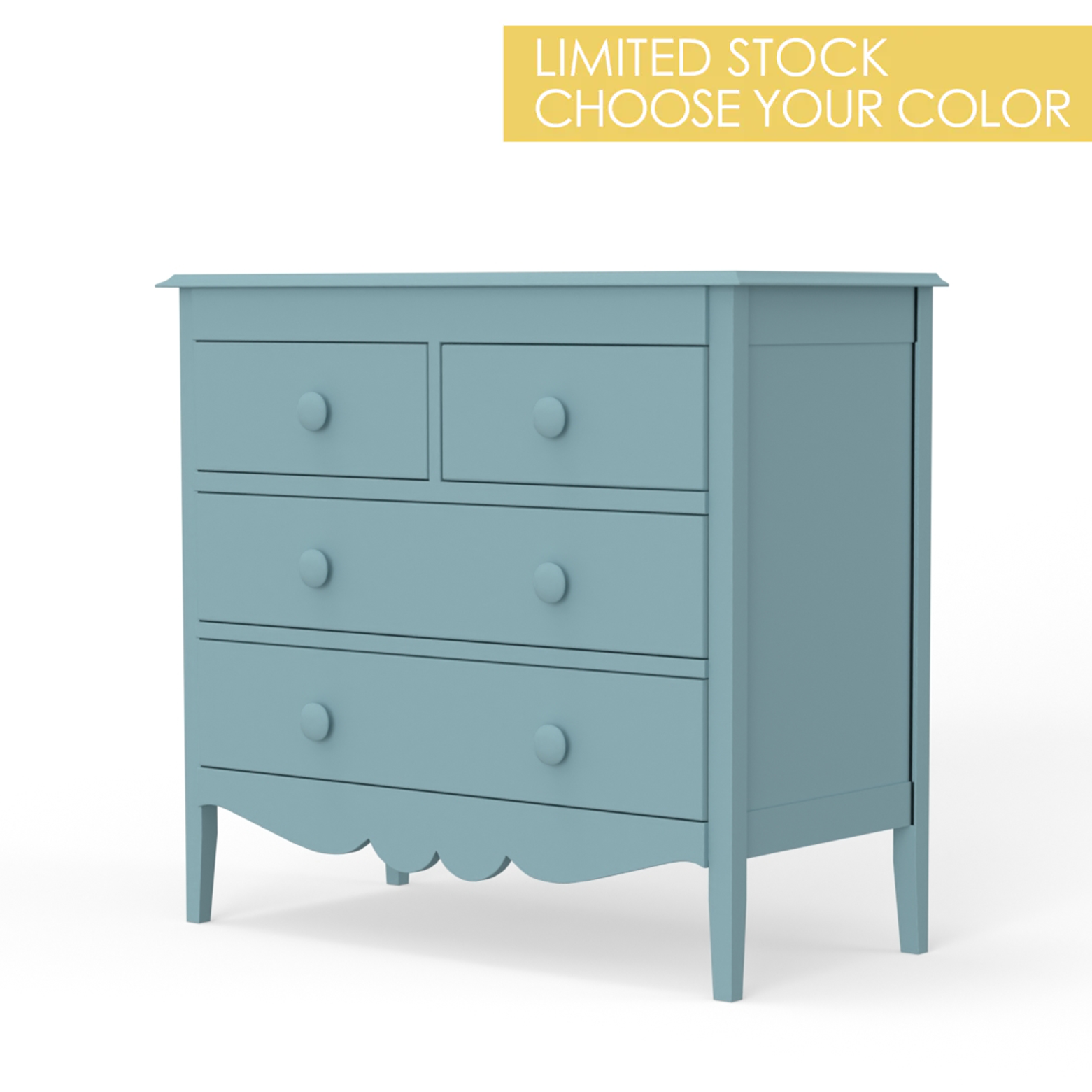 Maine Cottage 4-Drawer Dresser with Stylish Detail | Maine Cottage 