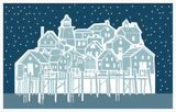 Fishing Harbor Snowy Blues (Grand)