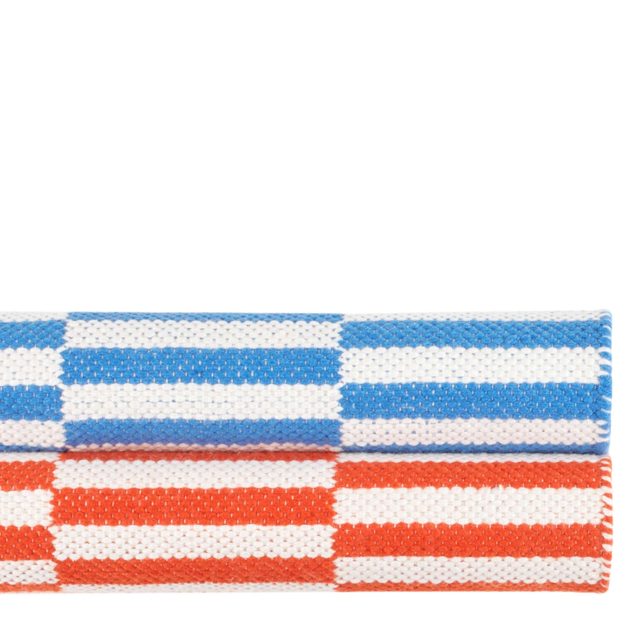 Sailing Stripe French Blue Handwoven Indoor/Outdoor Rug