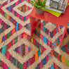 Maine Cottage Tetra Chindi Multi Handwoven Jute Rug - 2' x 3' Rug 