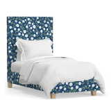 Annie Upholstered Twin Bed in Let's Grove: Marine - SAMPLE SALE