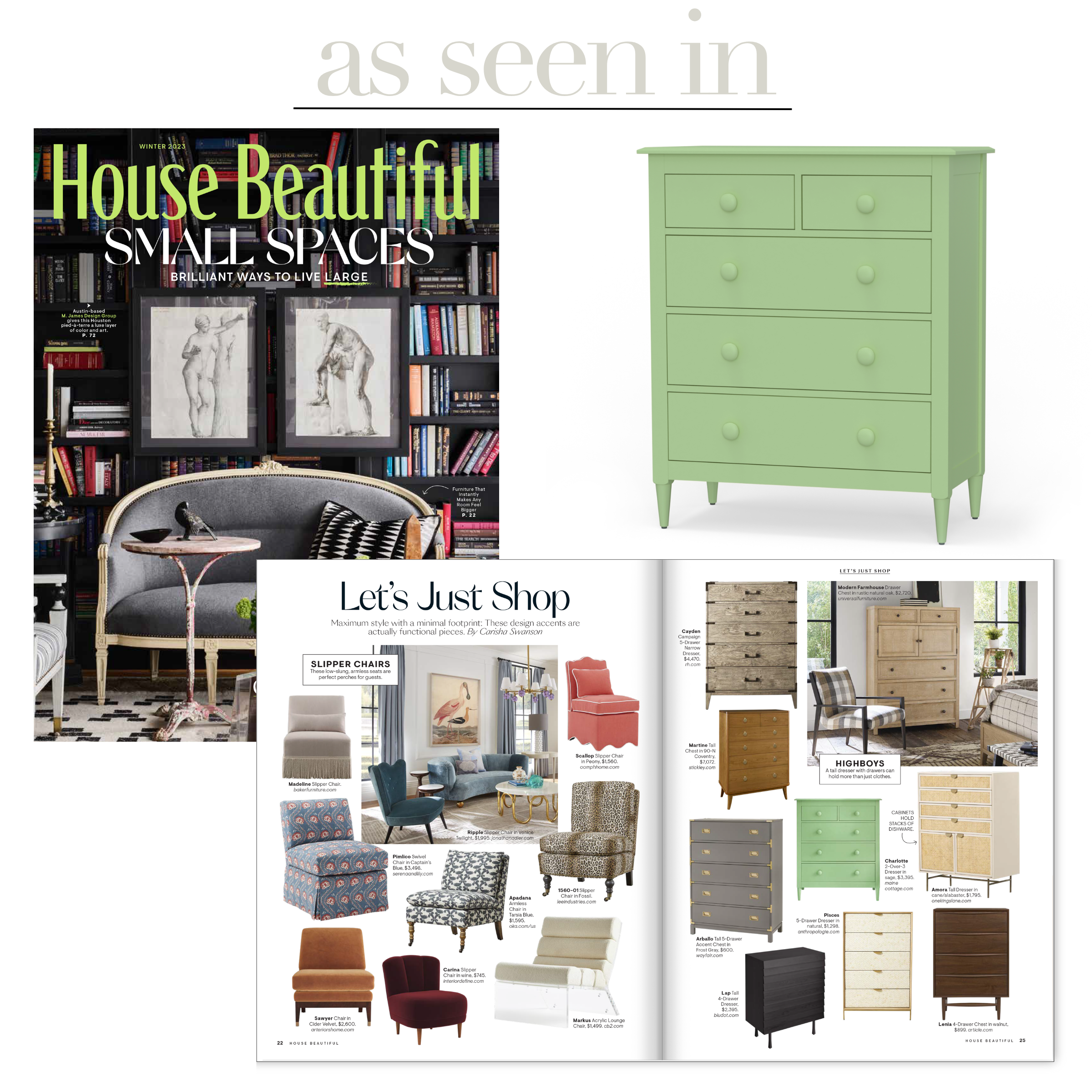 Maine Cottage Shaker Style 5-Drawer Dresser | Maine Cottage 