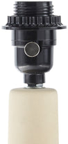 Maine Cottage Droplet Oblong Cream Ceramic Table Lamp with Scallop Shade | Maine Cottage® 