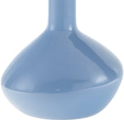 Maine Cottage Droplet Oblong Light Blue Ceramic Table Lamp with Scallop Shade | Maine Cottage® 