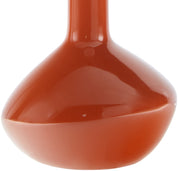 Maine Cottage Droplet Oblong Red Ceramic Table Lamp with Scallop Shade | Maine Cottage® 