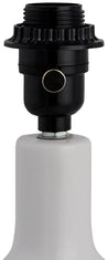 Maine Cottage Droplet Oval White Ceramic Table Lamp with Scallop Shade | Maine Cottage® 