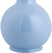Maine Cottage Droplet Round Light Blue Ceramic Table Lamp with Scallop Shade | Maine Cottage® 