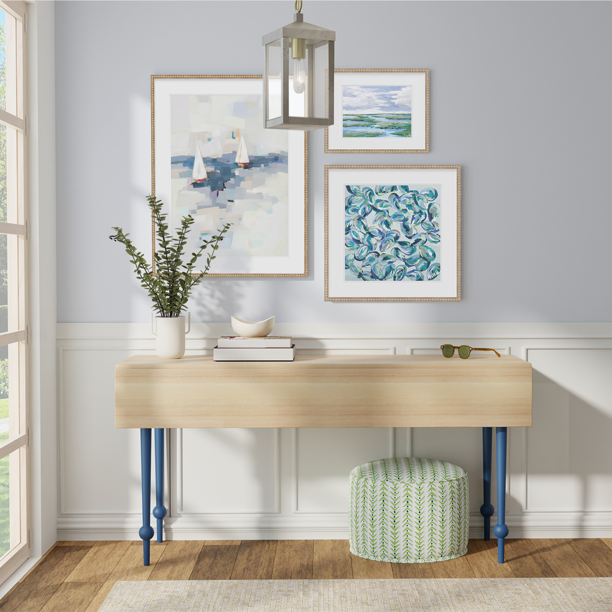Lottie Leaf Console Table