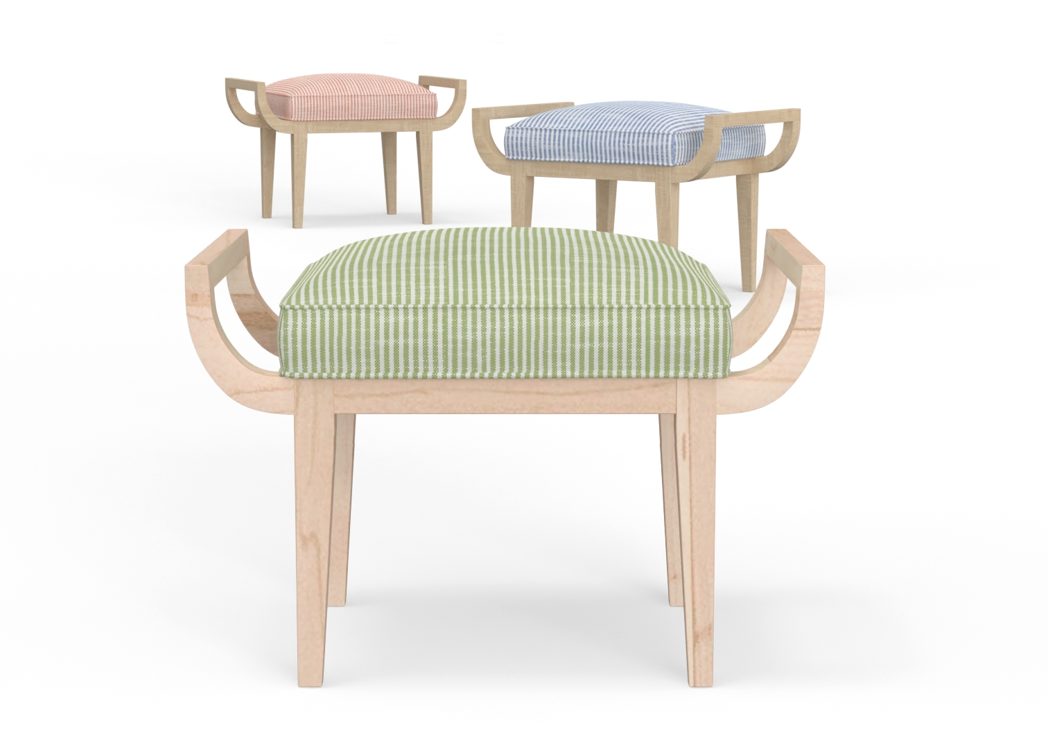 Maine Cottage Freya Bench  | Upholstered Benches | Maine Cottage® 