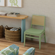 Ginger Chair with Wood Seat - Painted
