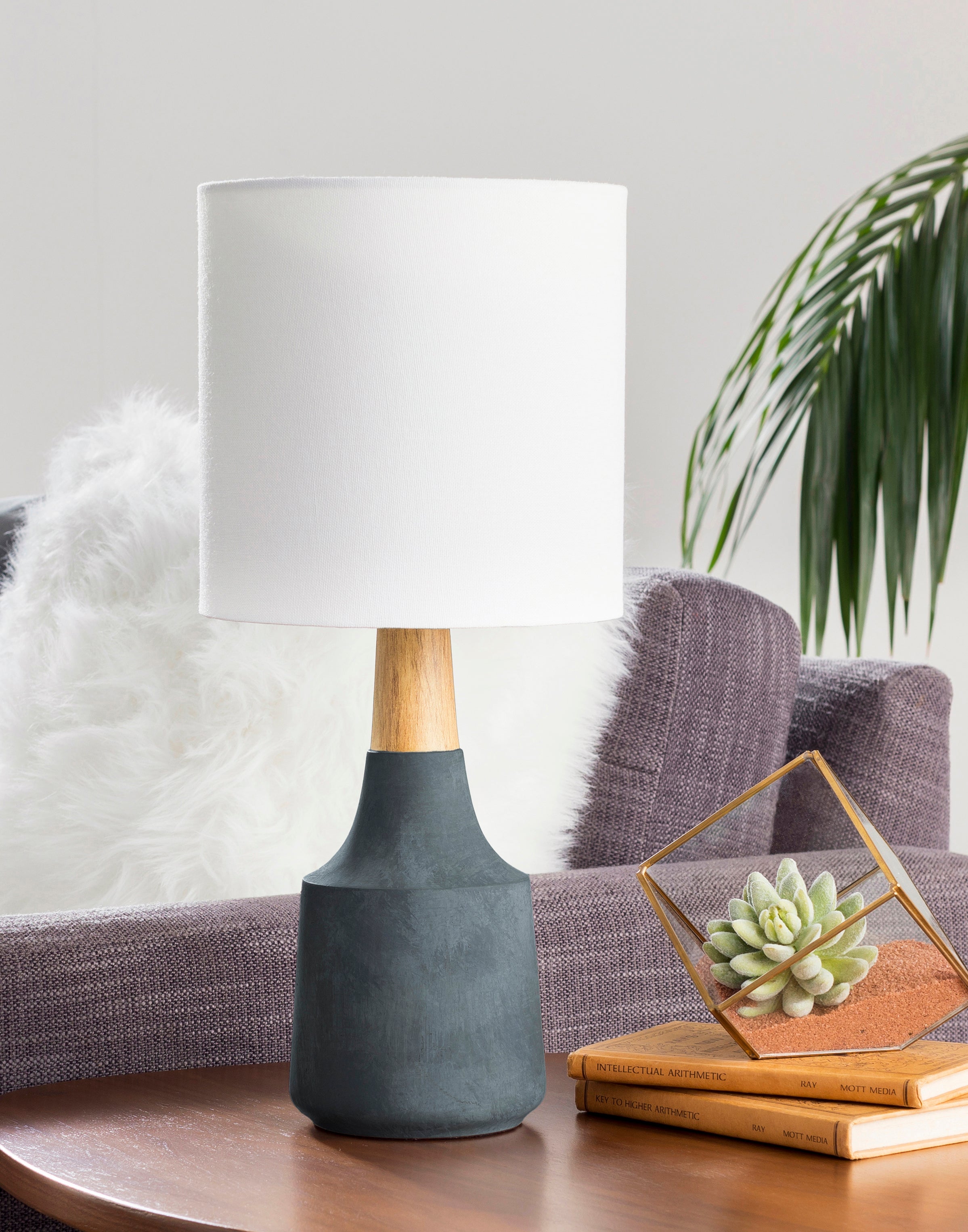 Concrete Composite Table Lamp