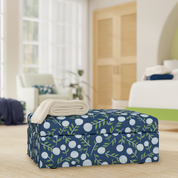 Maine Cottage Milly Storage Ottoman | Traditional Coastal Upholstered Ottoman 