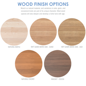 5 wood species options for dining table tops