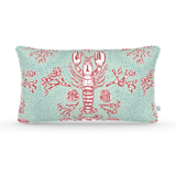 Decorative Lumbar Pillow in Clambake: Bluebell