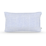 Decorative Lumbar Pillow in Oxford Stripe: Marine
