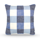Decorative Throw Pillow in Checkmate: Denim