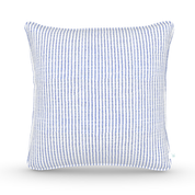 Decorative Throw Pillow in Oxford Stripe: Marine