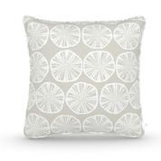 Decorative Throw Pillow in Sea Biscuit: Oyster