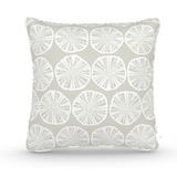 Decorative Throw Pillow in Sea Biscuit: Oyster