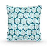 Decorative Throw Pillow in Shell Game: Lagoon