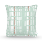 Decorative Throw Pillow in Thatch: Bluebell