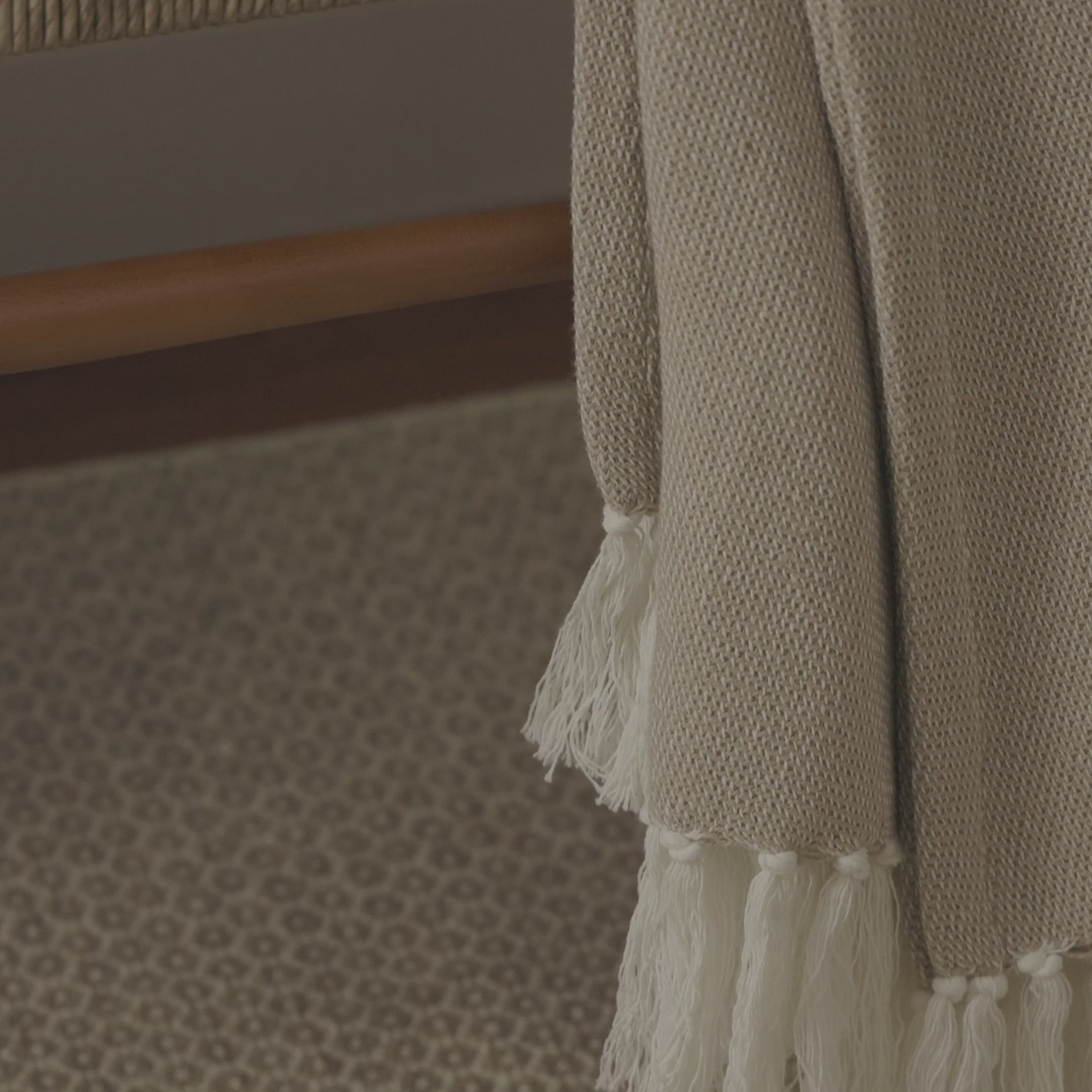 Honeycomb Natural Handwoven Wool Rug