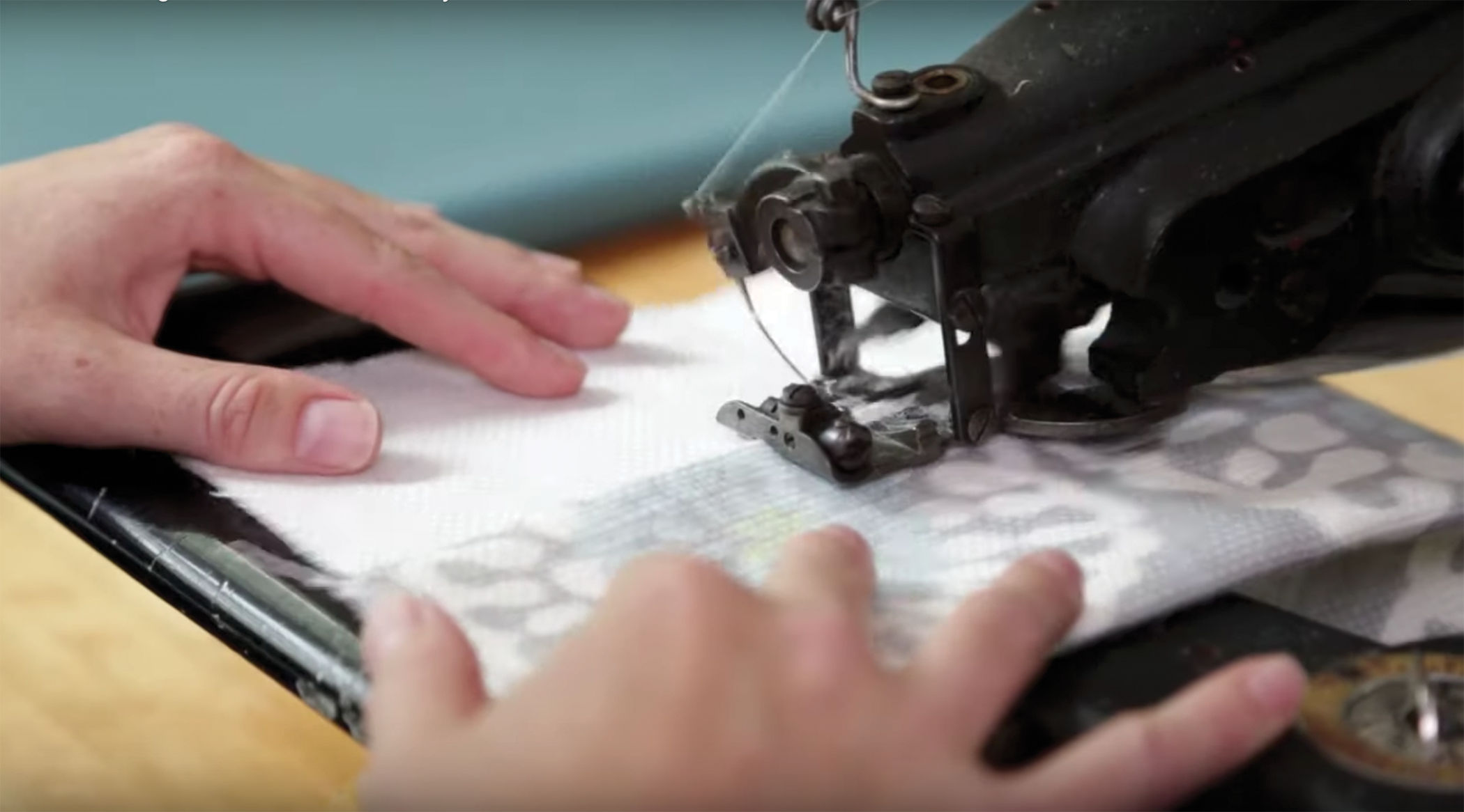sewing machine stitching grand mum oyster maine cottage fabric