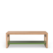 Shelfie Small Coffee Table - Natural Wood