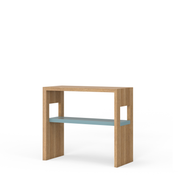 Shelfie 36" Console Table - Natural Wood