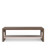 Shelfie Large Coffee Table - Natural Wood