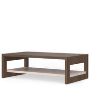 Shelfie Large Coffee Table - Natural Wood