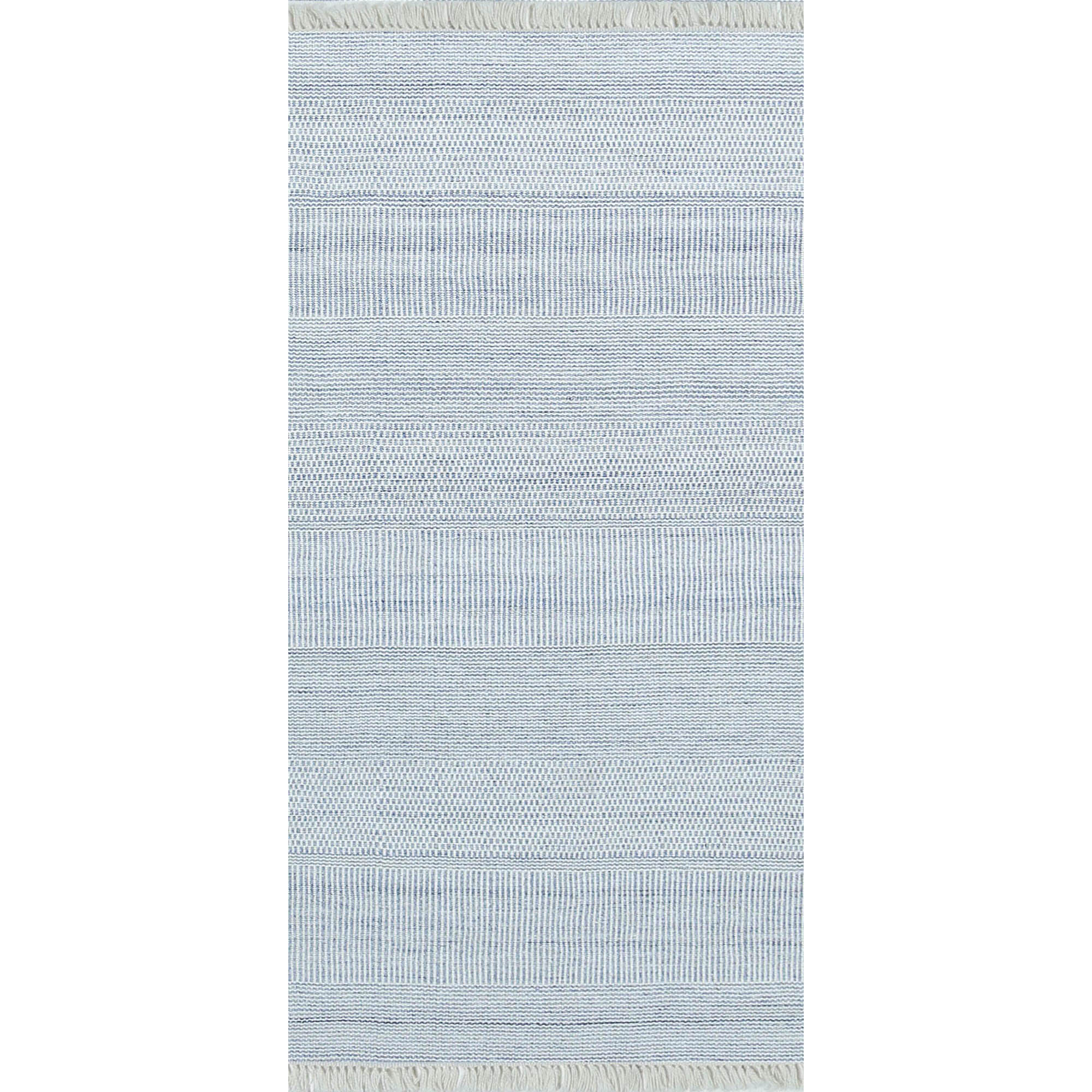 Mud Room Rug - Sunbrella Blue Stripe – Maine Cottage