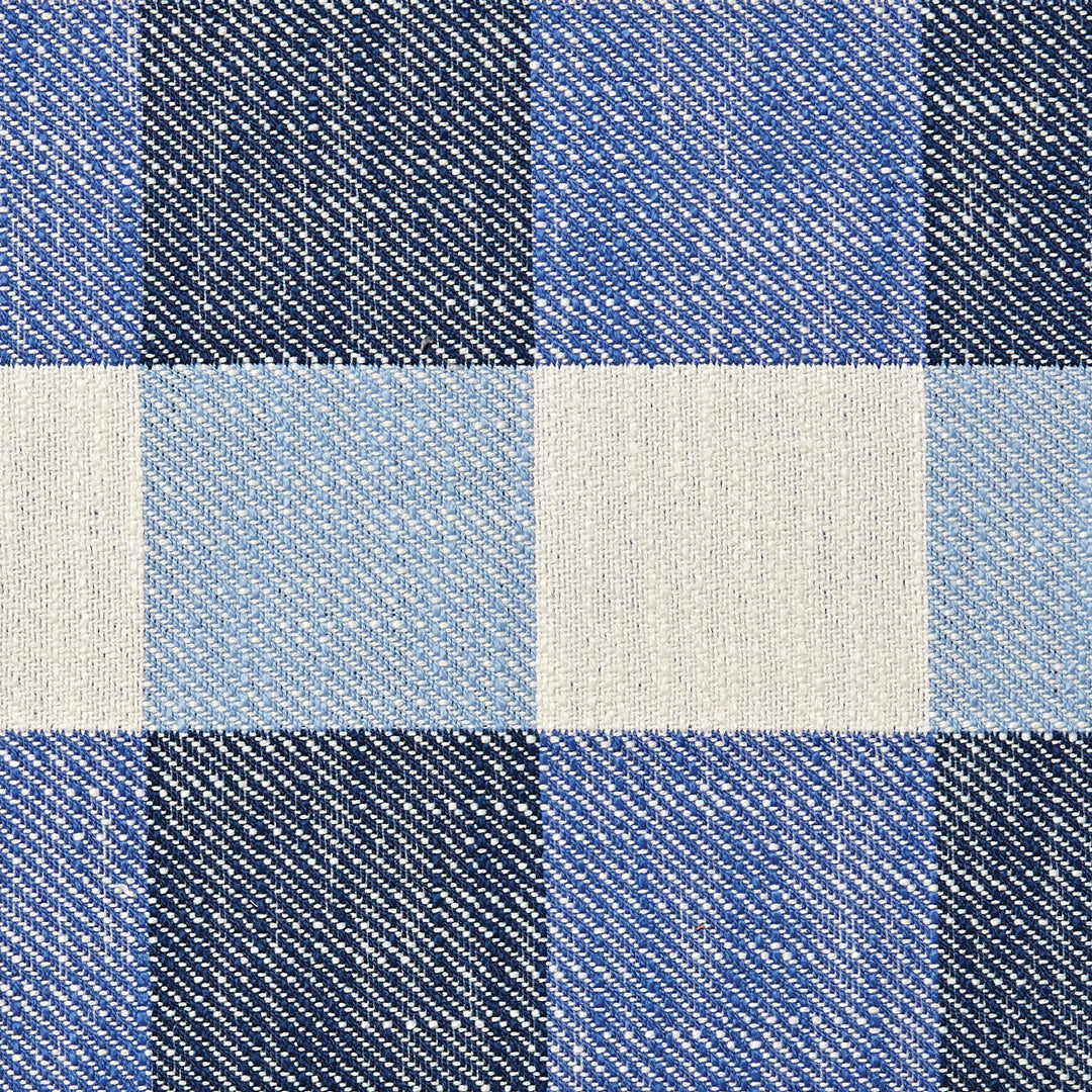 Maine Cottage Checkmate: Denim Fabric By The Yard | Maine Cottage® 