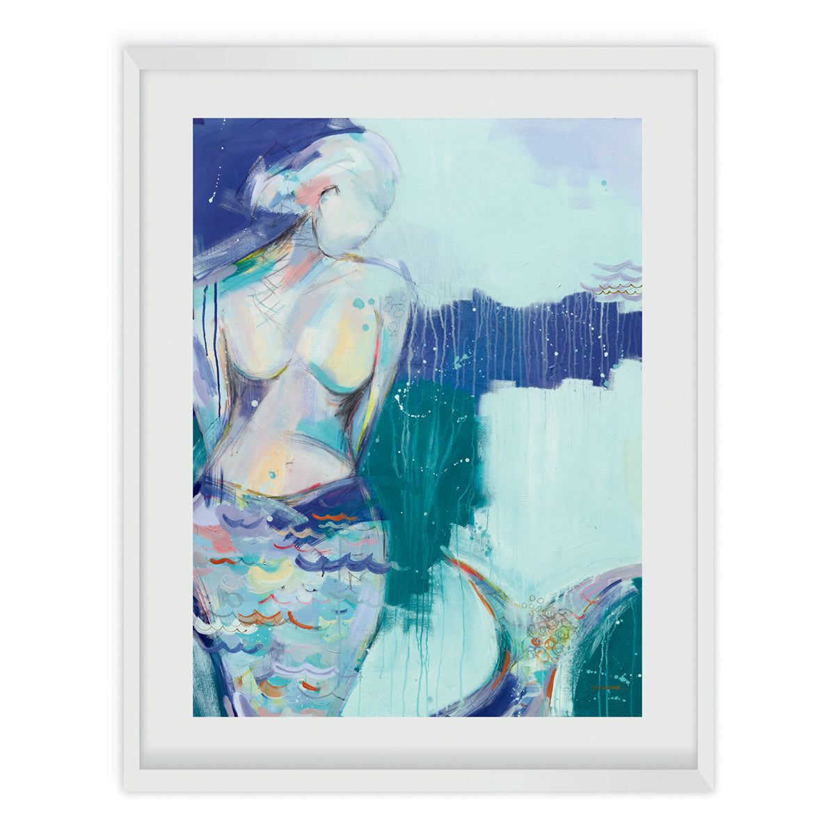 Andreina-Bates-LaSirena-White-Mat-Frame.jpg