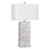 Mother of Pearl Column Lamp