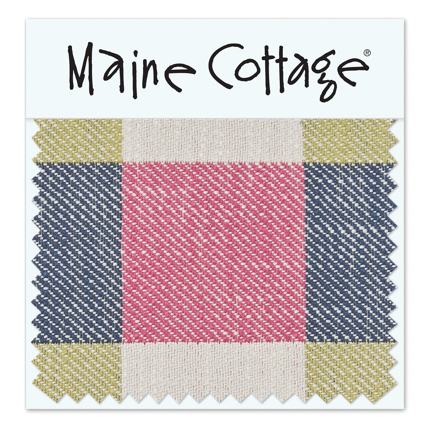 Maine Cottage Checkmate: Berry Bowl Fabric Sample | Maine Cottage® 