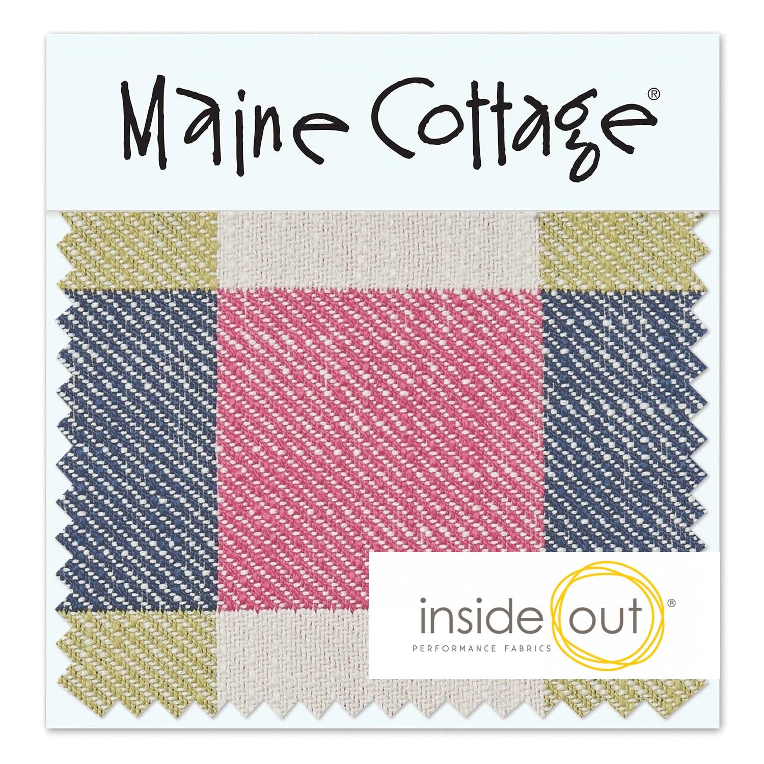 Maine Cottage Checkmate: Berry Bowl Fabric Sample | Maine Cottage® 