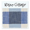 Maine Cottage Checkmate: Denim Fabric Sample | Maine Cottage® 