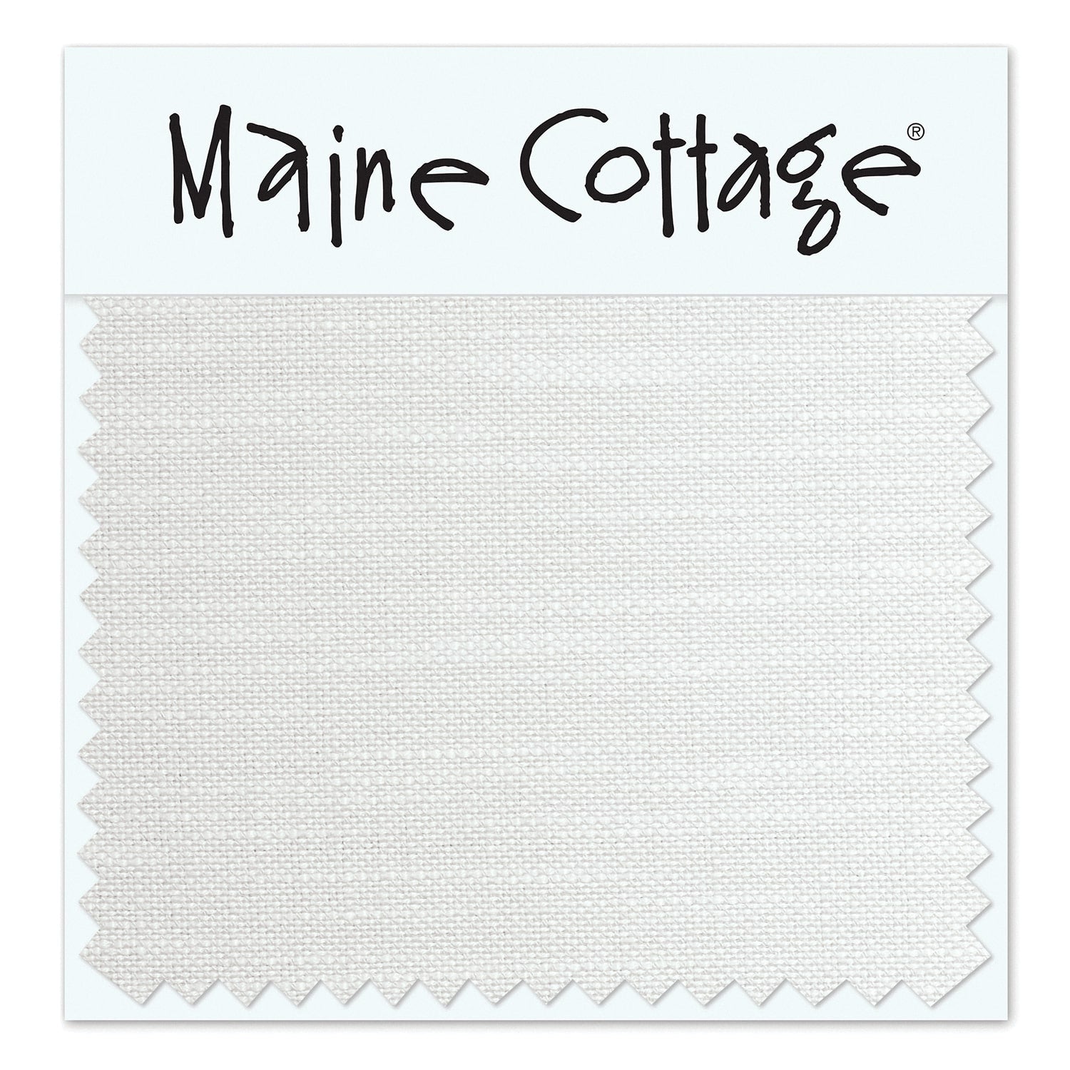 Maine Cottage Shore-Bet: Bright White Fabric Sample | Maine Cottage® 