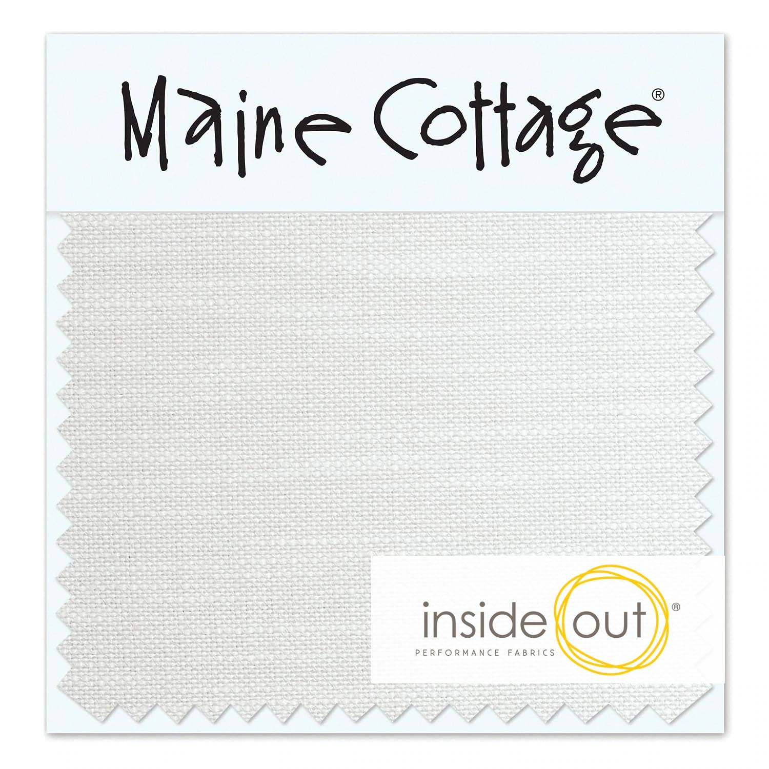 Maine Cottage Shore-Bet: Bright White Fabric Sample | Maine Cottage® 
