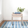 Maine Cottage Francisco Blue Woven Cotton Rug | Rugs | Maine Cottage 